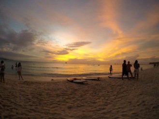 Sunset from Boracay's White Beach