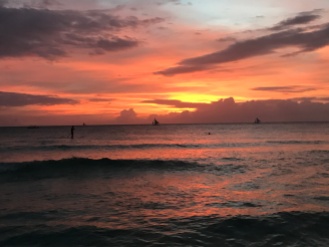 Sunset from Boracay's White Beach